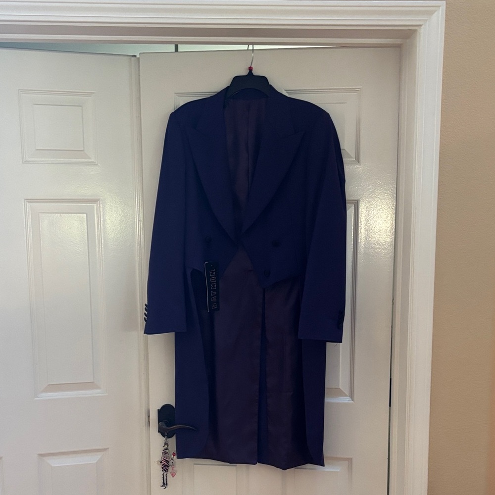 Elegant Purple Long Coat